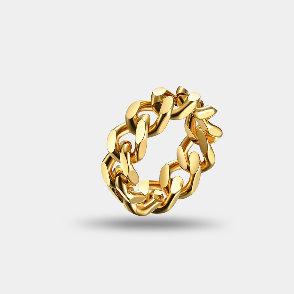 NEXOR Ring gold chain link ring premium men's jewelry
