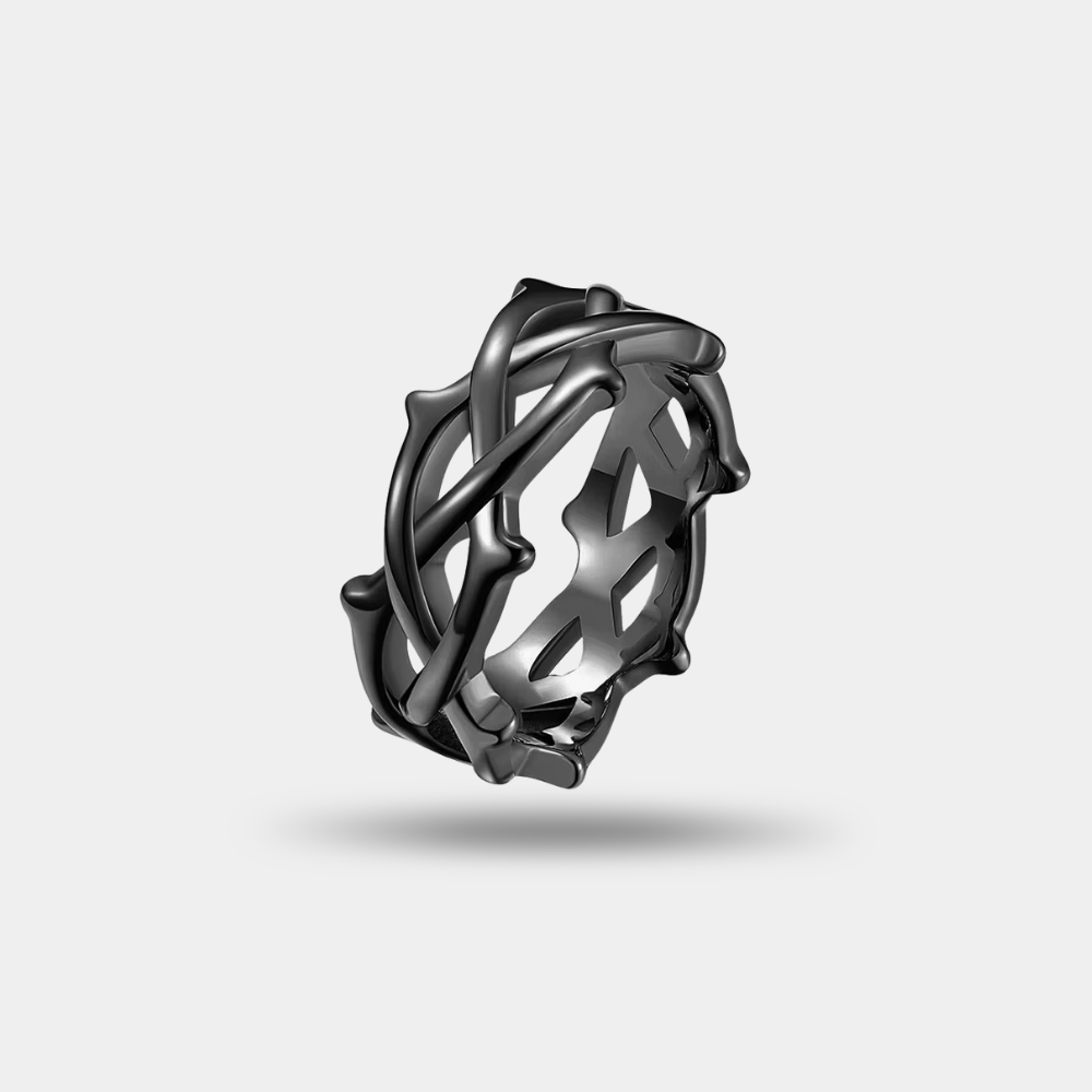 Vortex Ring black luxury ring for modern men